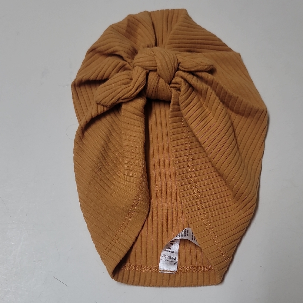 Kids Ribbed Hair Turban 💛🤎